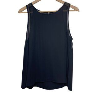 FOREVER 21 | Women's Black Sleeveless Sheer Cut Out Blouse | Size M